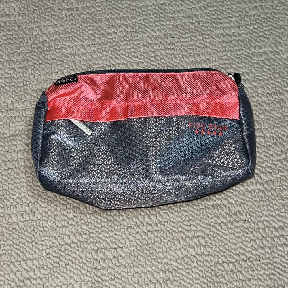 Five Star Grey/Pink Pencil Case